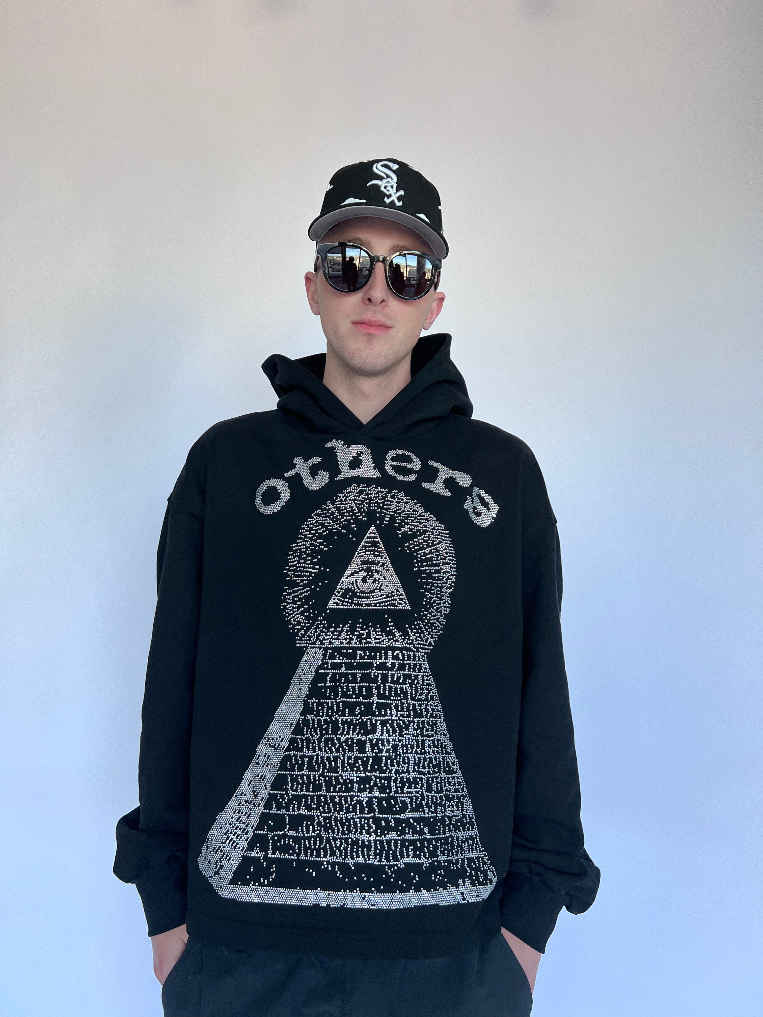 VVS RHINESTONE 'EYE OF PROVIDENCE' HOODIE