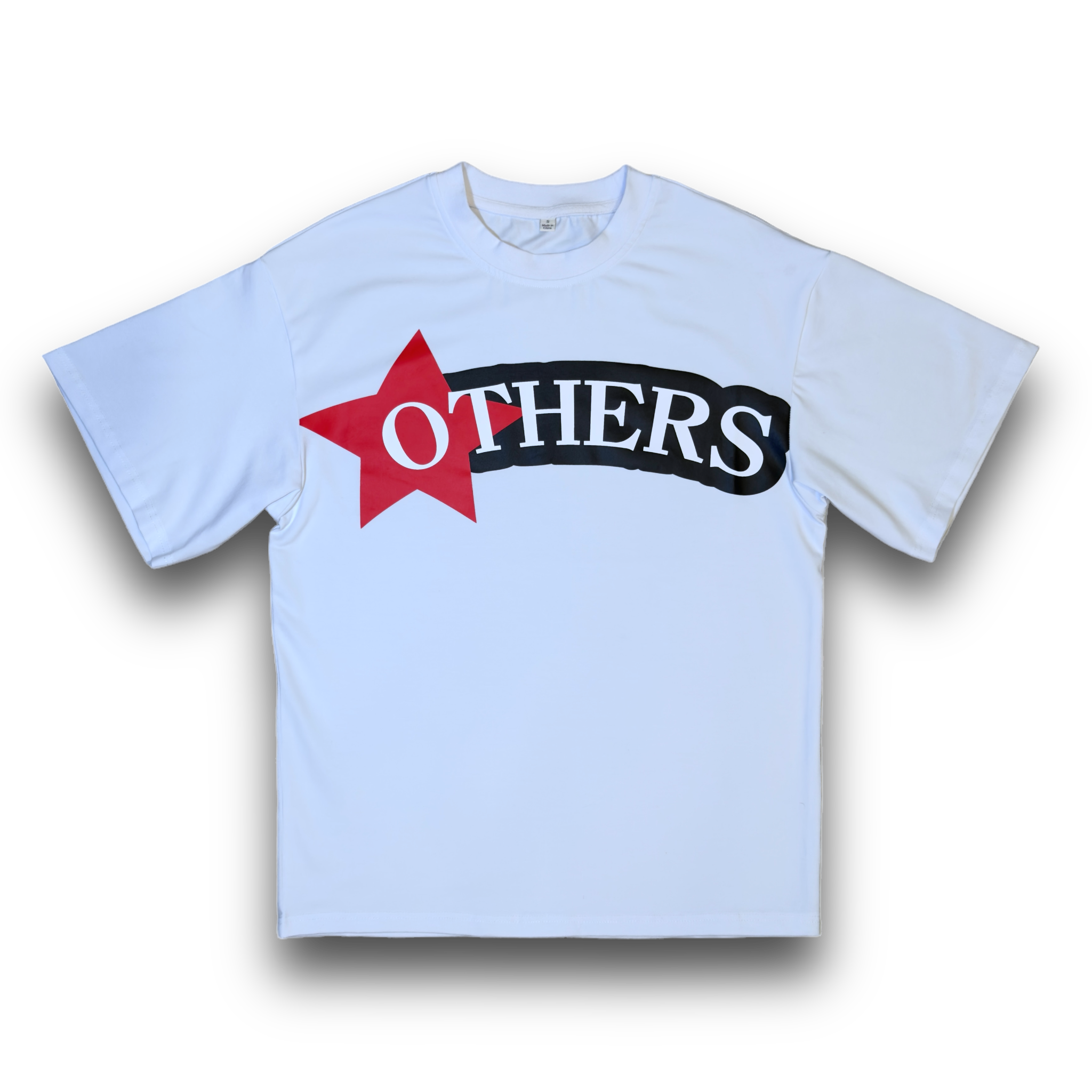 OVERSIZED T-SHIRT WITH STAR PRINT