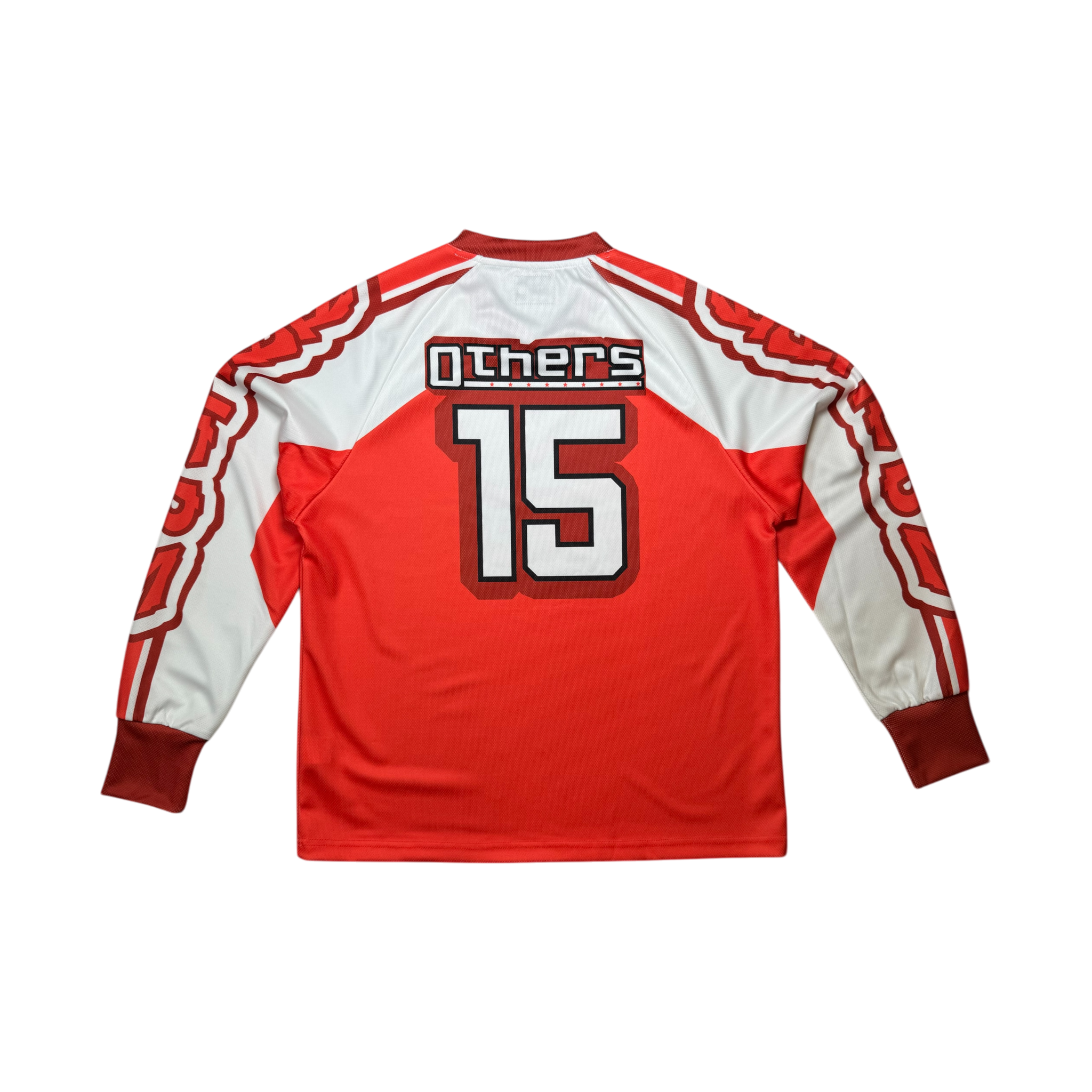 RED (DODGEBALL INSPIRED) LONG SLEEVE POLYESTER JERSEY