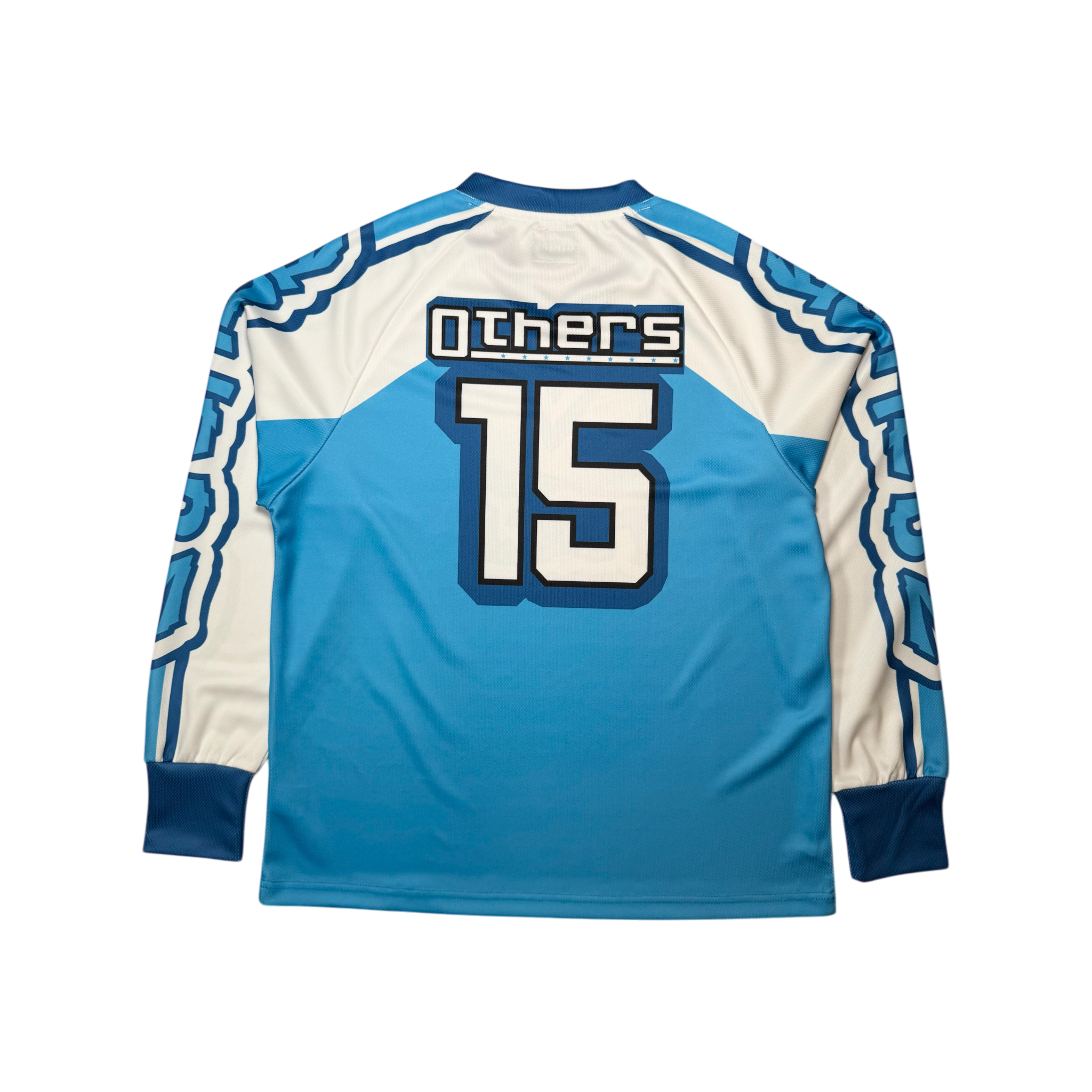 BLUE (DODGEBALL INSPIRED) LONG SLEEVE POLYESTER JERSEY