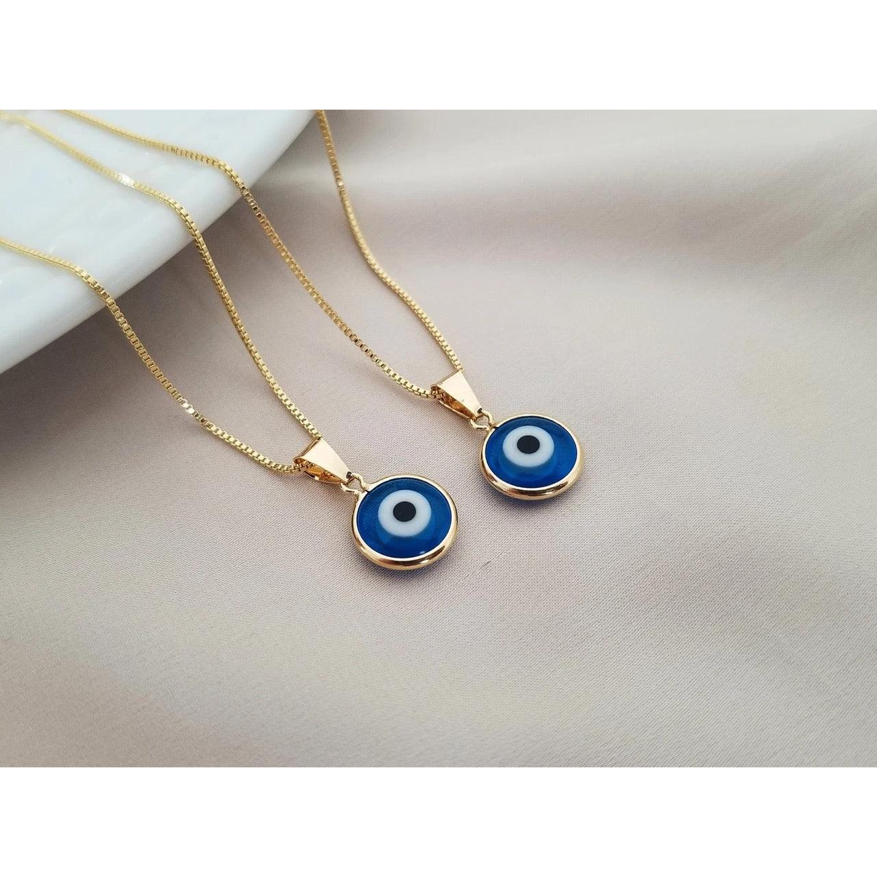 Evil Eye Necklace - 18K Gold Filled - 18" Necklace - Others Portland
